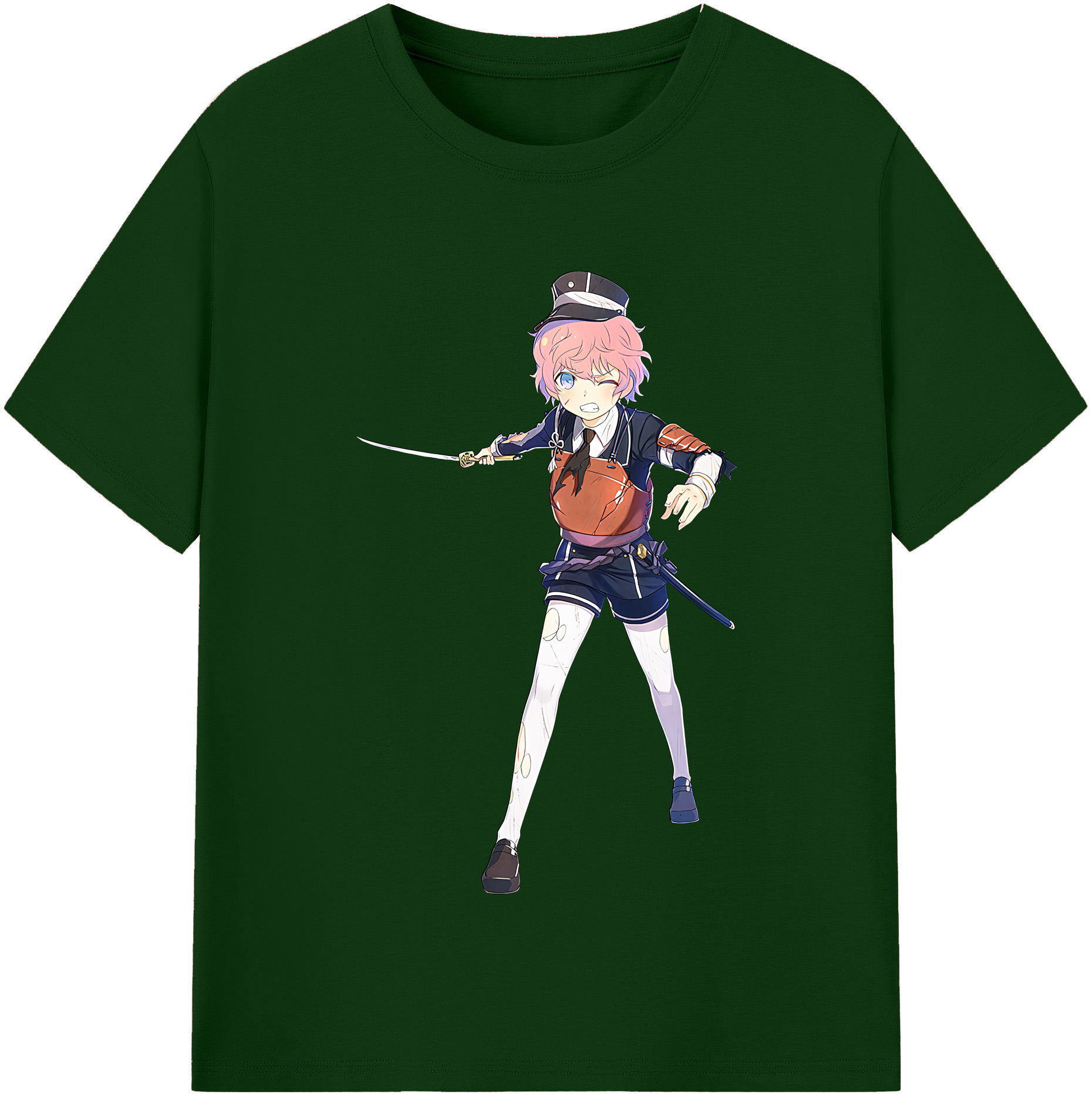 （画像用） 刀剣乱舞 Touken Ranbu 綿100％半袖Tシャツ（フロントプリント）